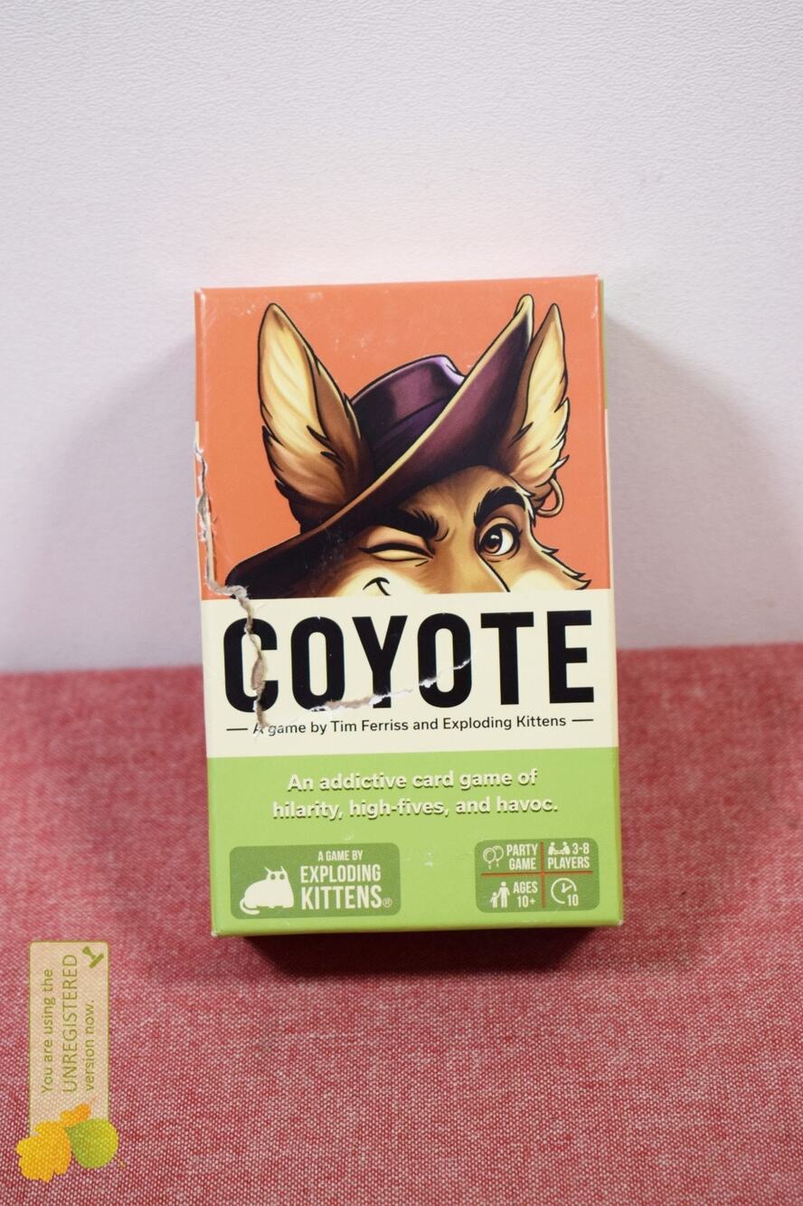 Exploding Kittens Coyote Card Game - Picture 1 of 8